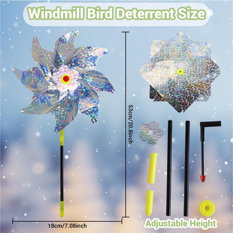 SMD35 pinwheels patio orchard versatile: suitable near pools, patios, and crops