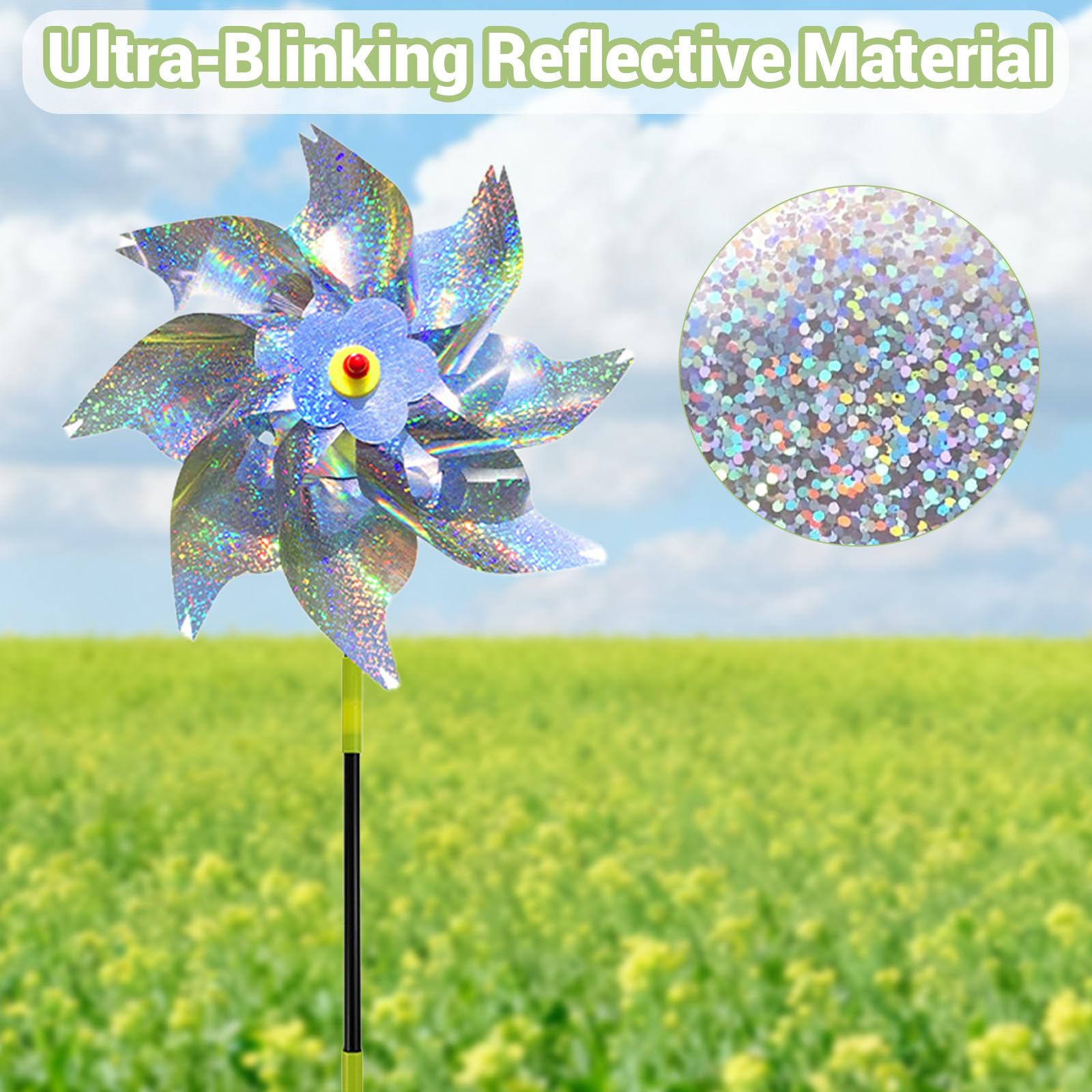 SMD35 Pinwheels suitable for varied outdoor spaces from yards to balconies