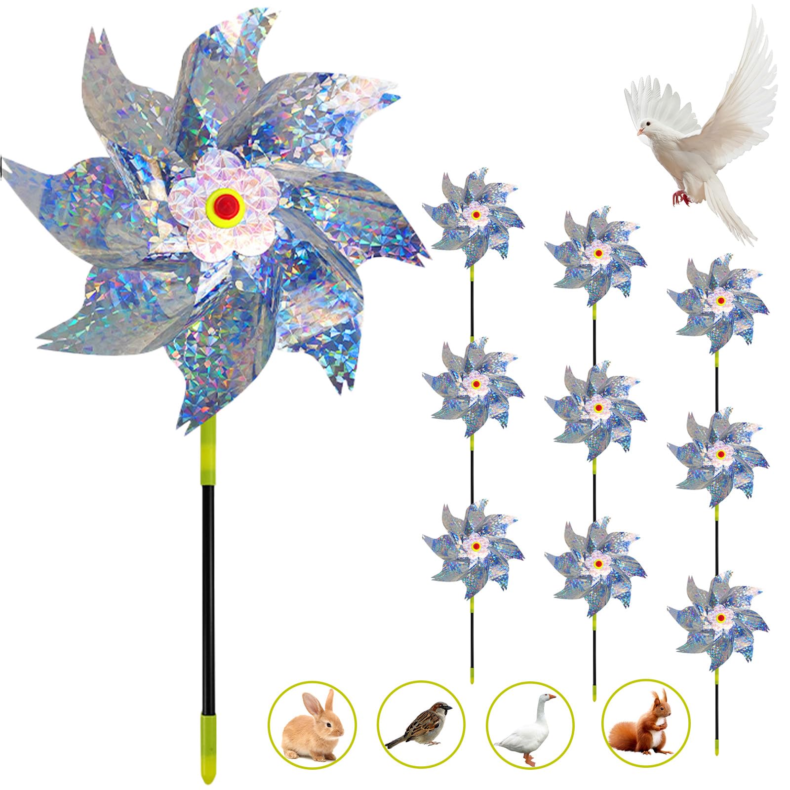 SMD35 pinwheels yard assembly: vibrant color and motion for easy outdoor setup