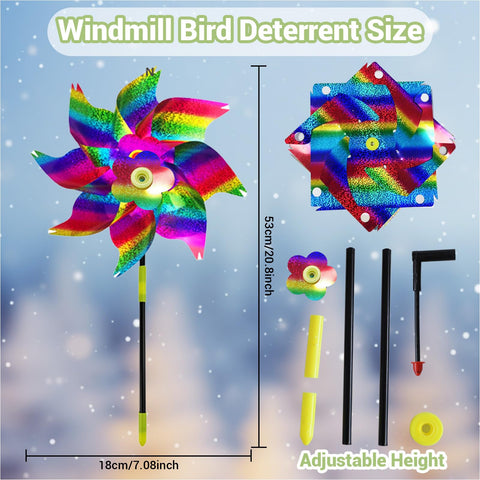 SMD35 wind spinners — simple setup for instant outdoor animation.