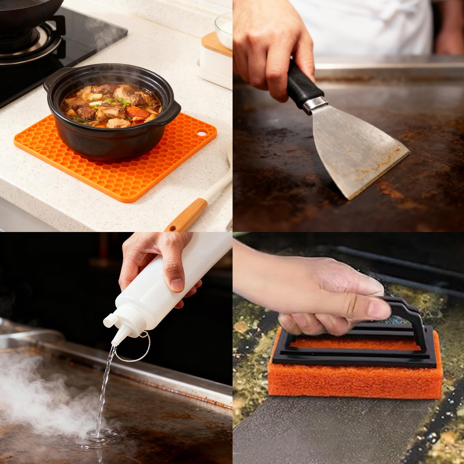 SmeltGrid basting dome helps cheese melt and vegetables steam.