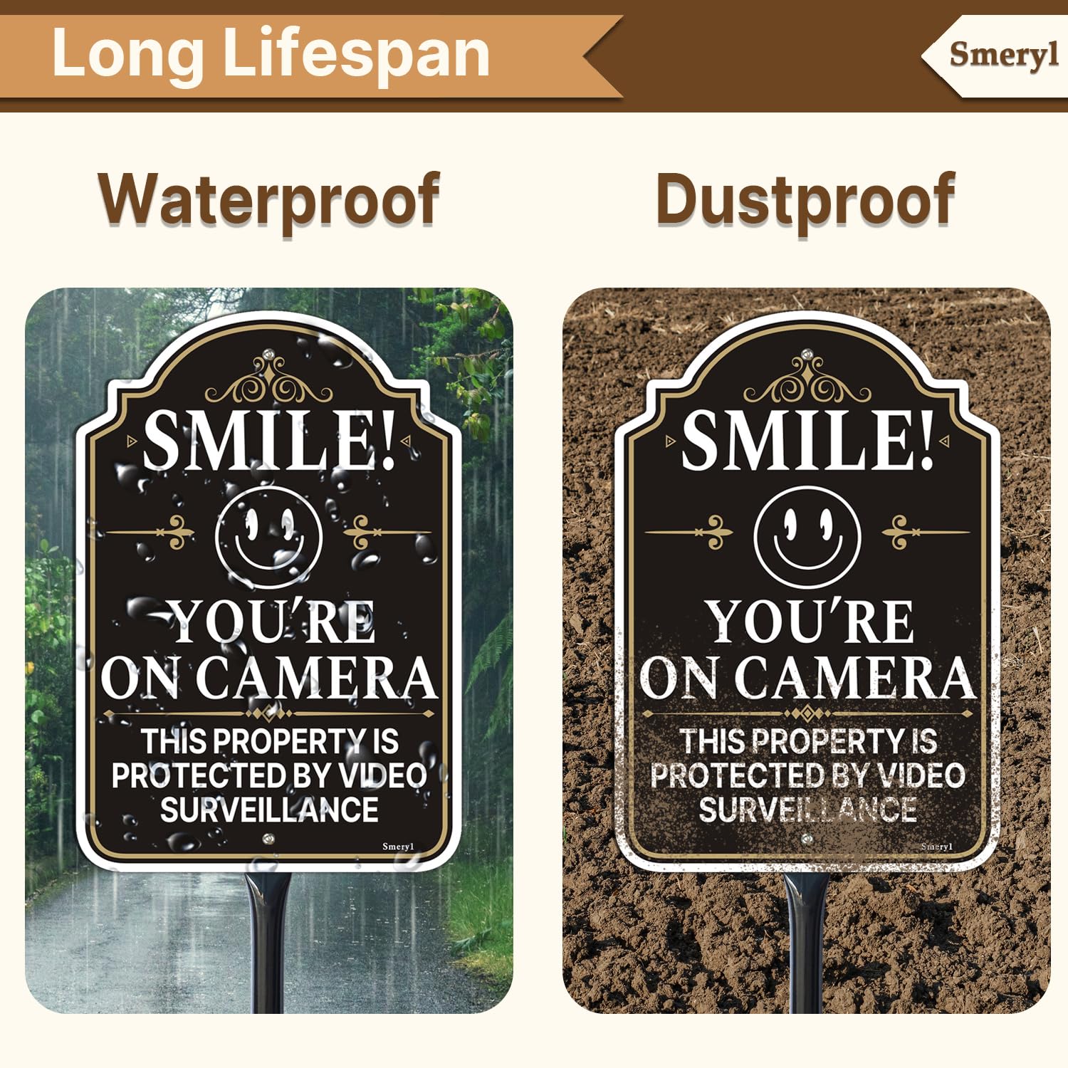 Smeryl easy-ground installation for fast, tool-free setup