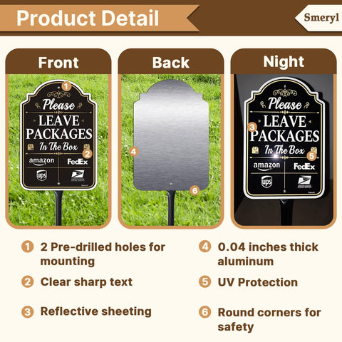 Smeryl fade-resistant printing maintains visibility in harsh weather.