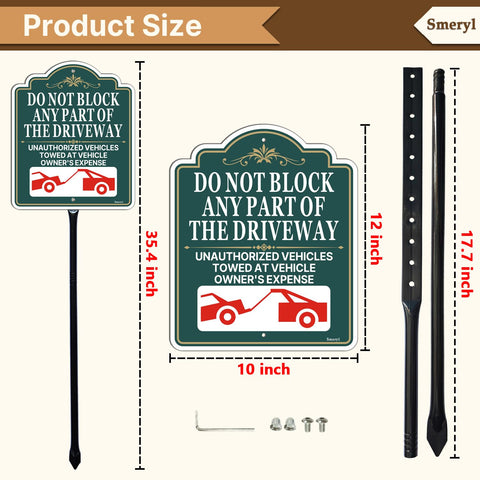 Smeryl rust-free aluminum construction resists corrosion for long-lasting outdoor signage