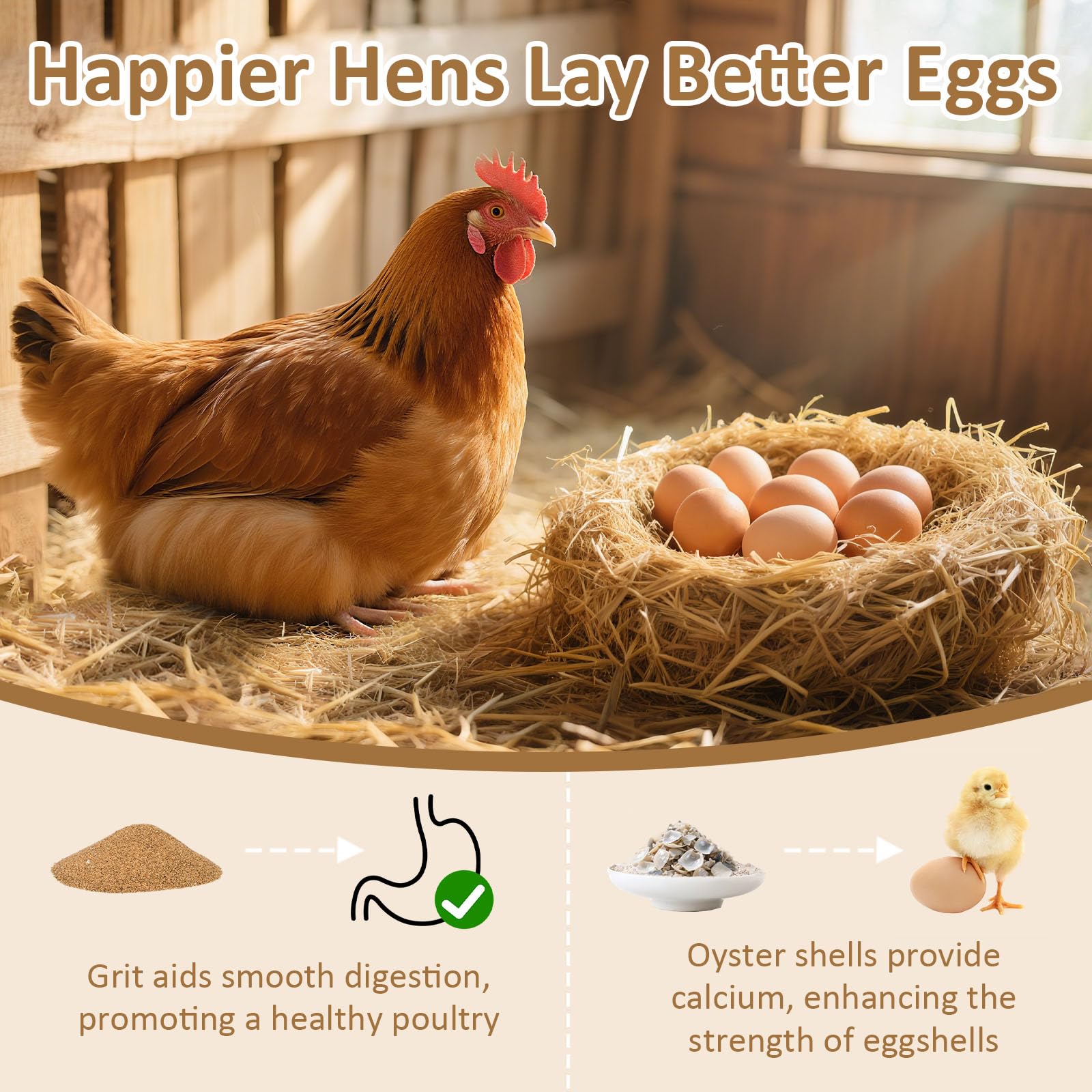 SMFANLIN hanging feeder installation saves space in coop.