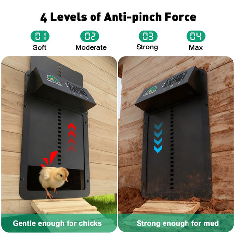 SMILE FOREST mode interface showing four adjustable options