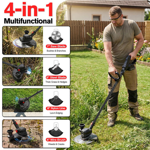 Smilovii 21V cordless wacker with foldable shaft for compact storage.