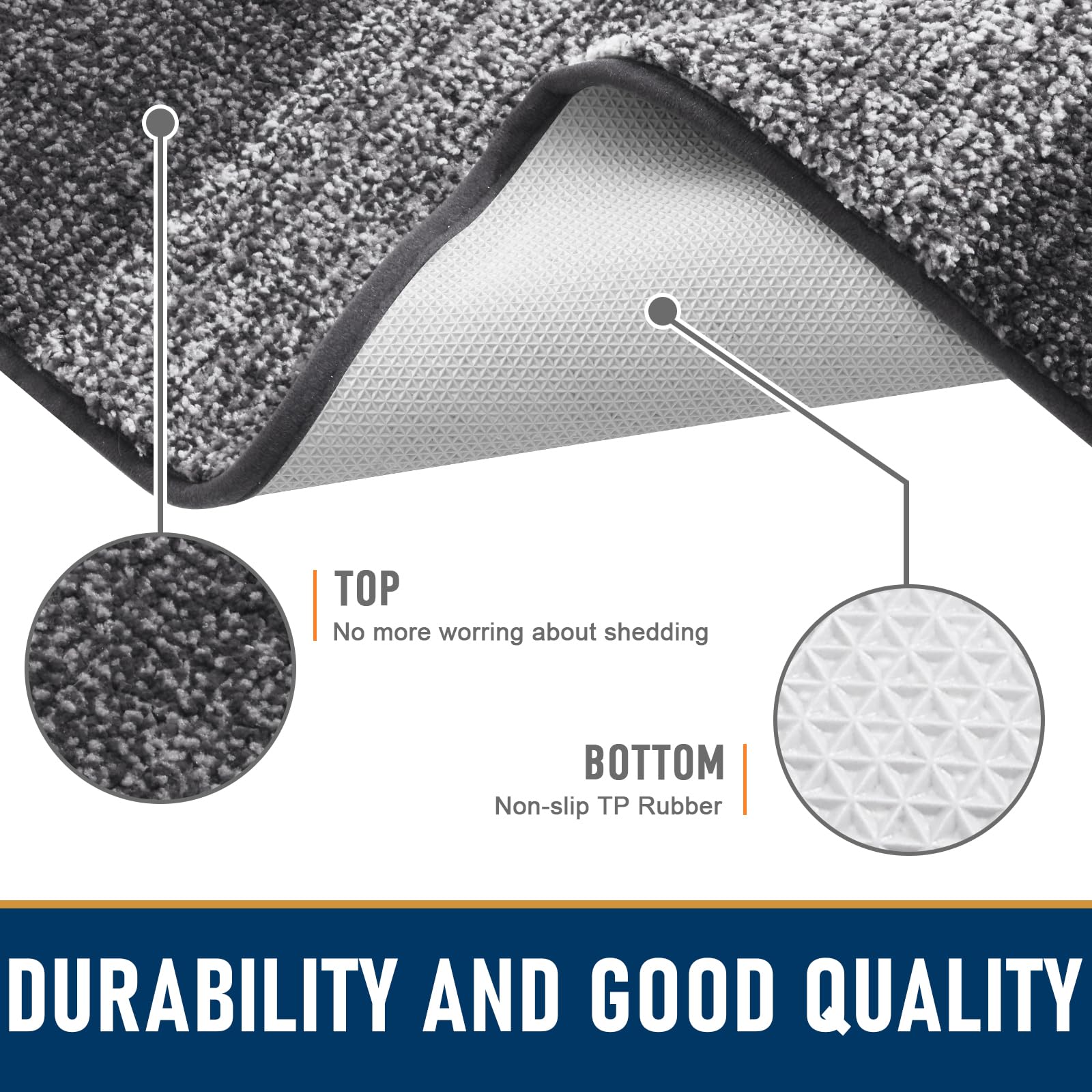 Smiry dog door mat highlights dirt trapping to keep flooring clean.