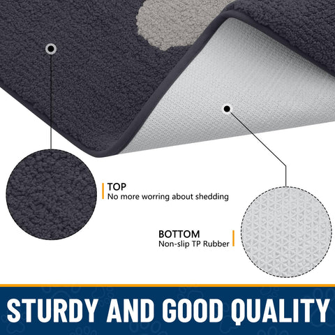Smiry door mat ideal for entryways, kitchens, and laundry rooms.