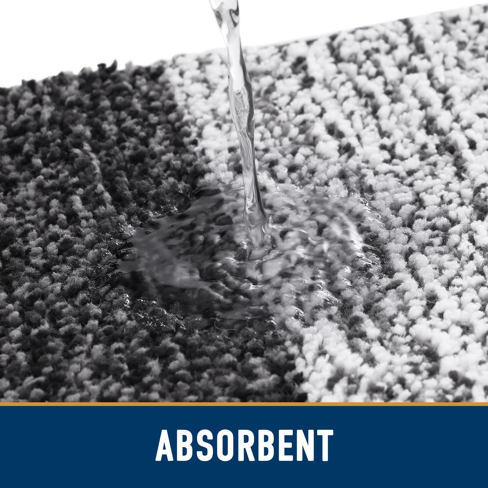 Smiry mat absorbs moisture and traps dirt, reducing indoor tracking after walks.
