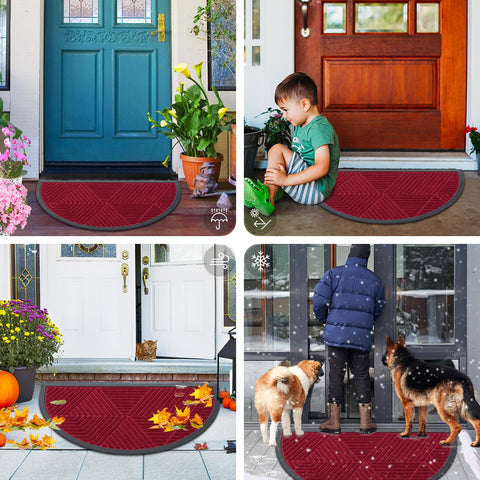 Smiry easy-clean mat resists fading and looks new longer