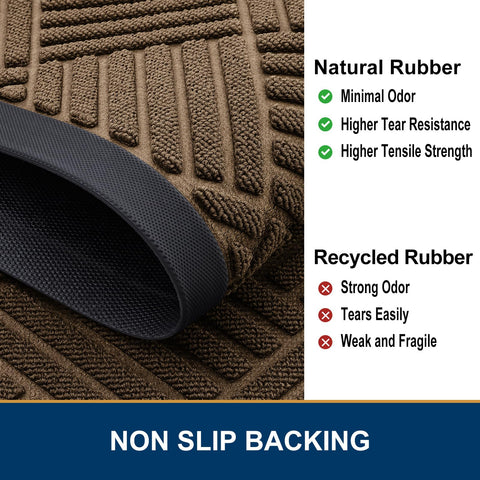 Smiry easy-clean surface resists wear and cleans with a broom or hose.
