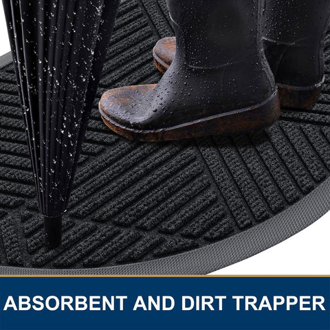 Smiry mat's low-profile design fits under most doors while staying non-slip