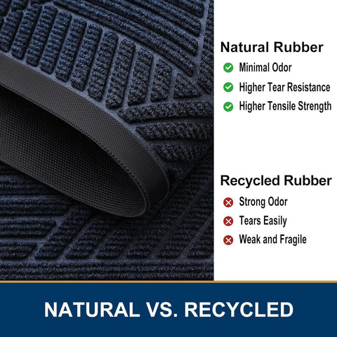 Smiry indoor-outdoor mat suits entryways, porches, and terraces alike.