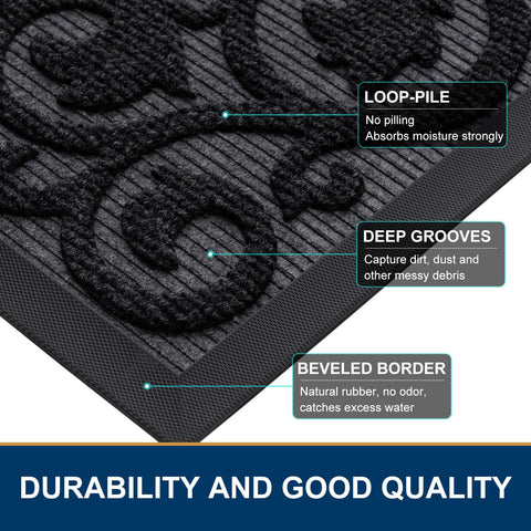 Smiry low-profile design fits under most doors without tripping.