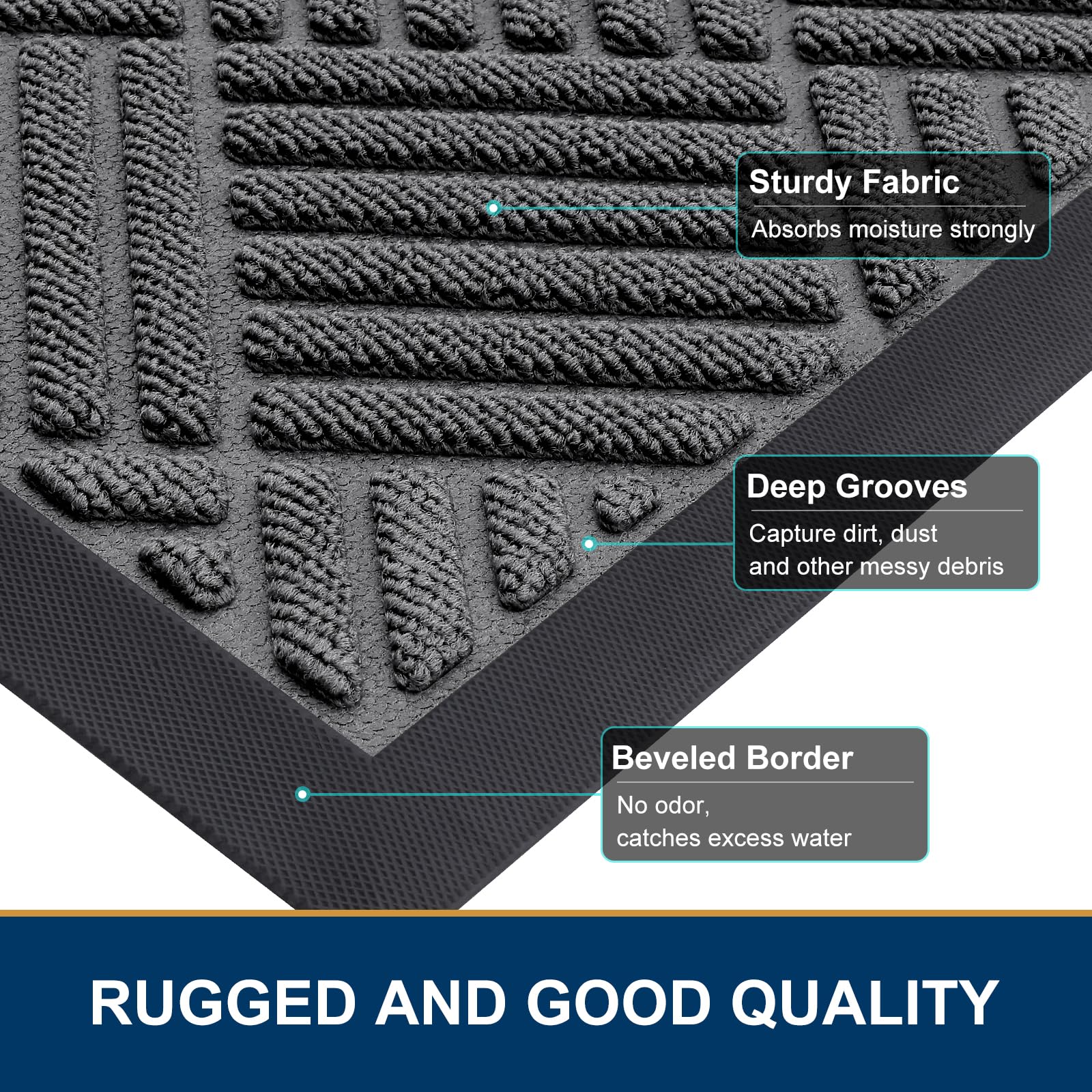 Smiry low-profile design allows smooth door operation.