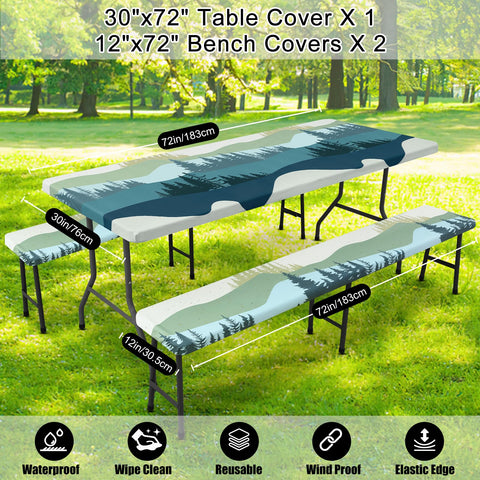 Machine washable for quick refresh after messy outdoor meals.