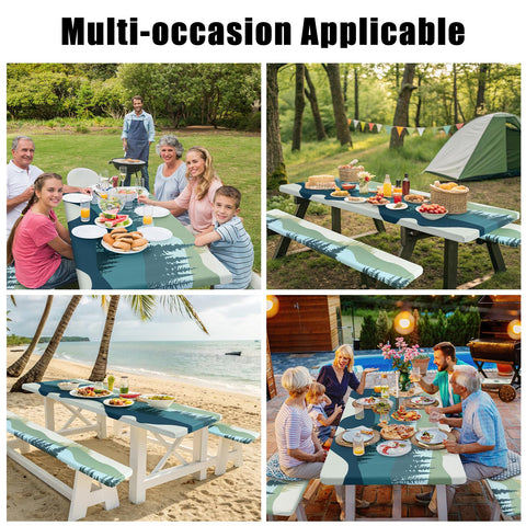 Ideal for camping, picnics, and indoor gatherings with a touch of color.