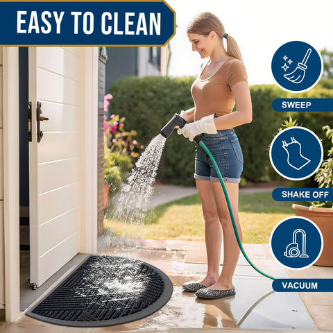 Smiry outdoor indoor versatility keeps entrances tidy with simple cleaning and maintenance.