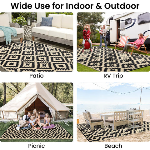 Smiry rug features edge heat treatment for a refined, durable finish.