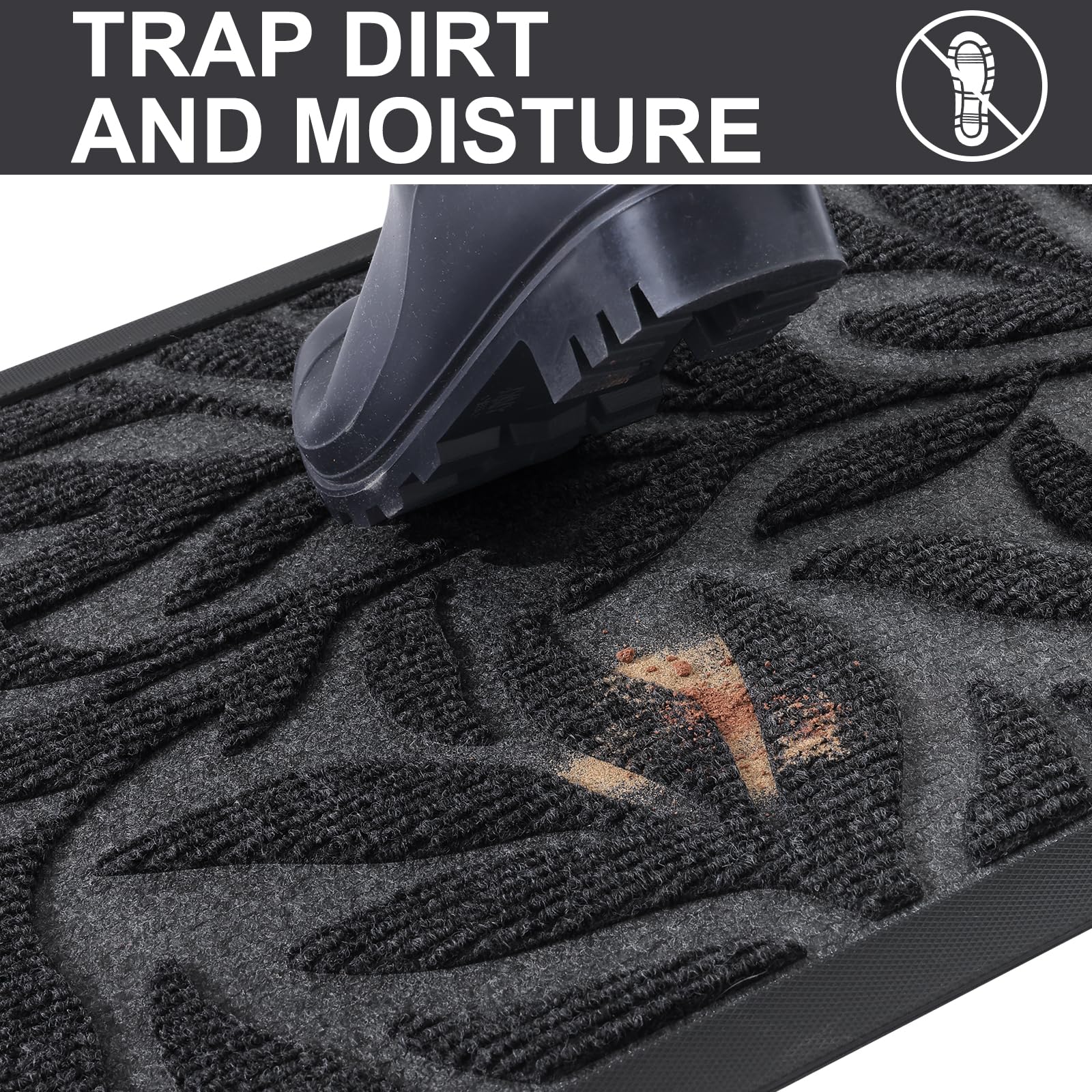Smiry polyester surface absorbing moisture and keeping floors drier