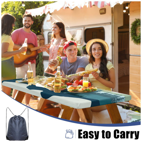 Premium polyester resists stains and fading for repeated use.