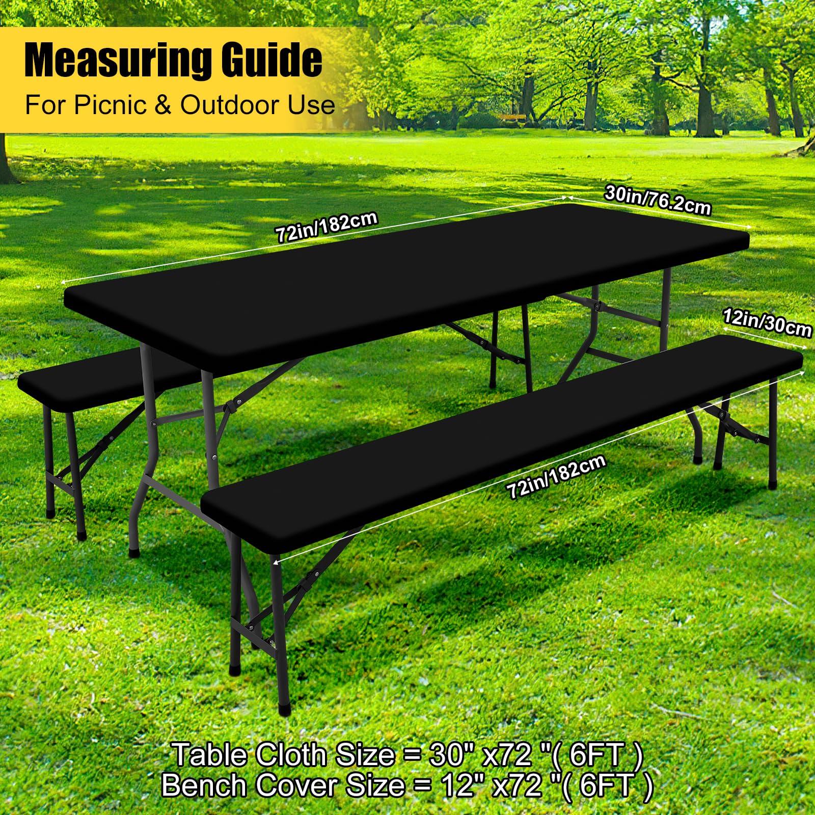 Smiry versatile, elegant solid color design suits picnics, camping, and barbecues.