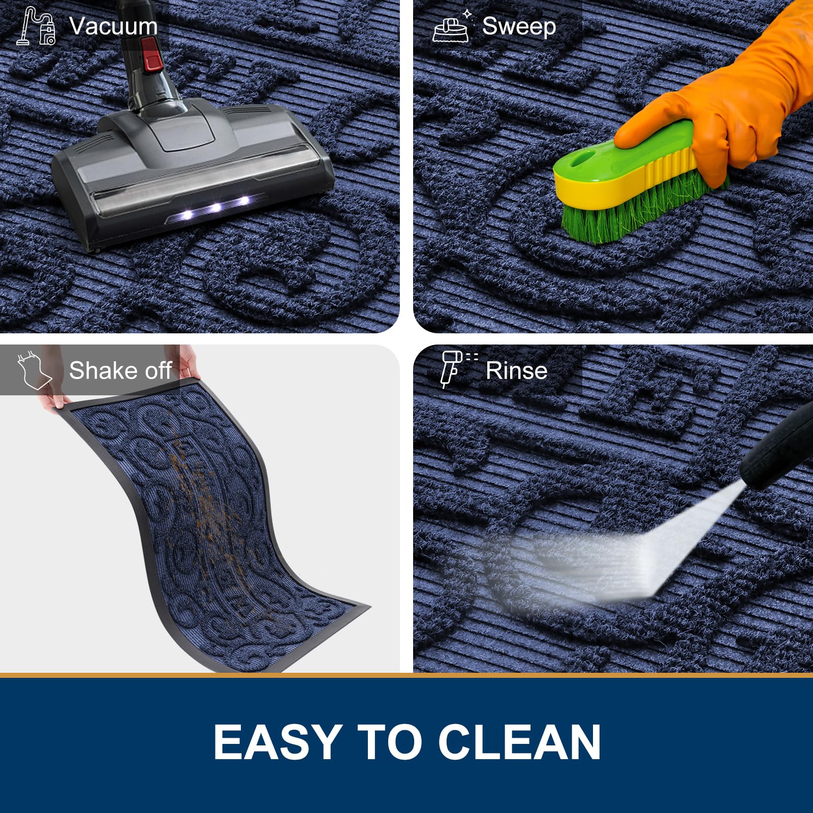 Smiry indoor-outdoor versatile mat placed at porch or doorway