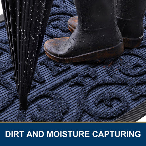 Smiry mat highlighting durable rubber edge for long-lasting use