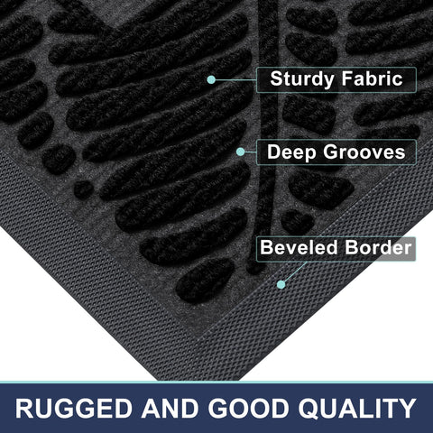 Smiry low-profile design fits under doors without curling.
