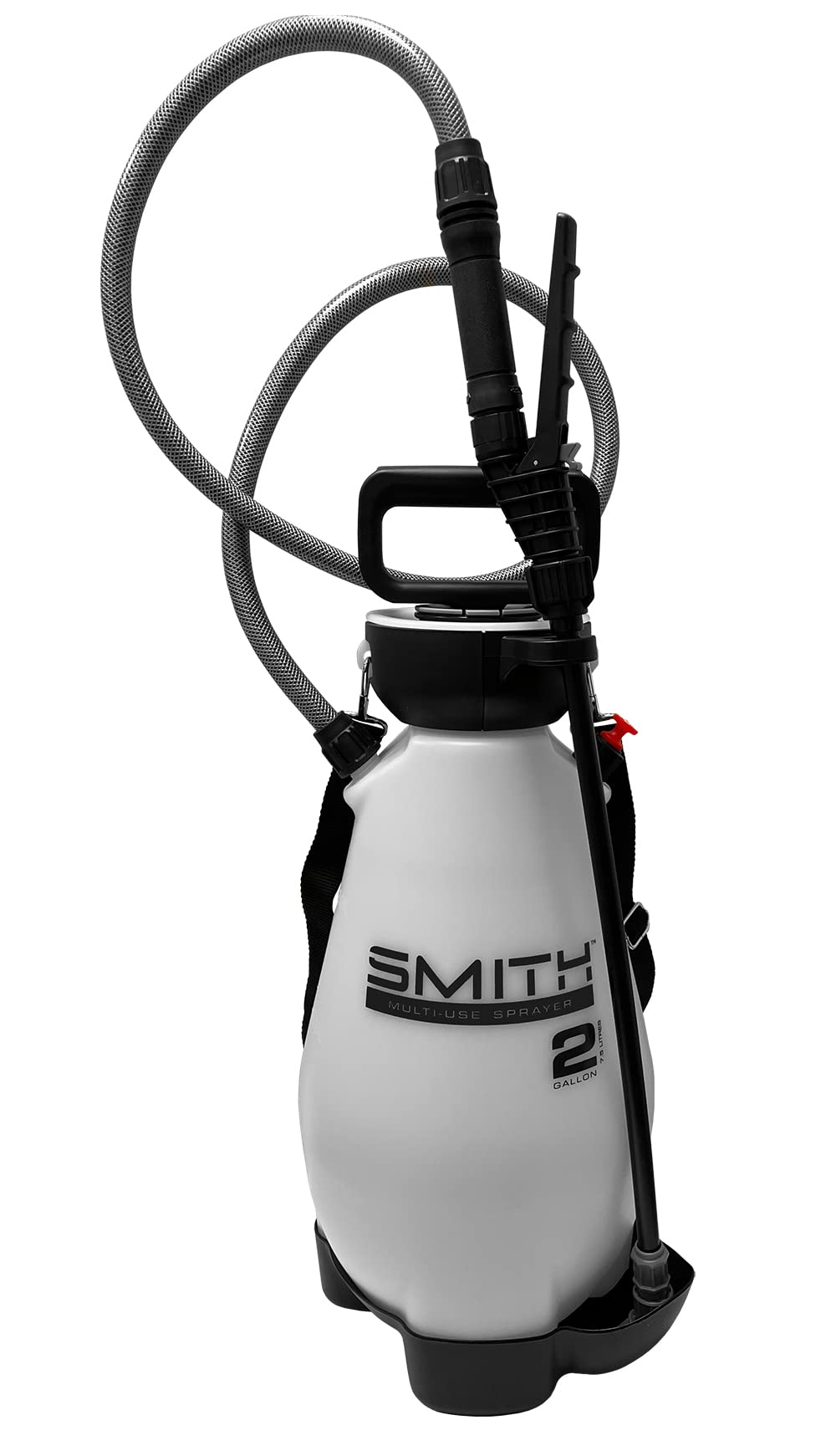 Smith Multi-Use 2-Gallon Bleach Sprayer setup showcasing portable durability for professional cleaning tasks.