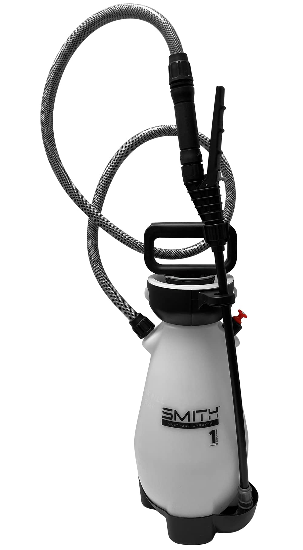 Smith Multi-Use Sprayer 1-Gallon pump with comfortable grip for lawns and cleaning.
