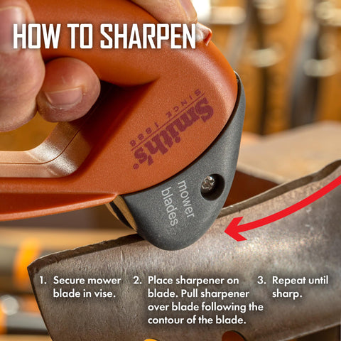 Durable plastic head designed for reliable DIY sharpening