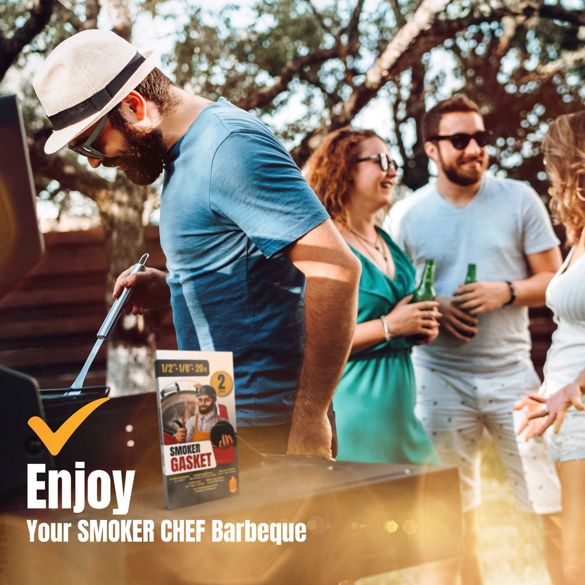 Smoker Chef money-back guarantee for a confident upgrade to your grill setup.