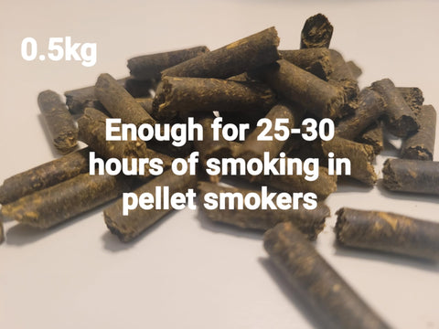 SMOKRITE rosemary pellets ideal for wood-fired ovens and pizza stones.