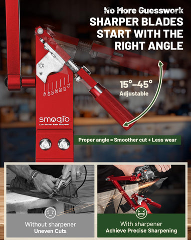 SMOQIO four guide pins fit most grinders for versatile setup.