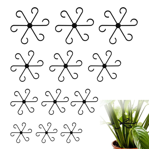 smrtcol climbing stem support in pot keeps plants upright and improves airflow