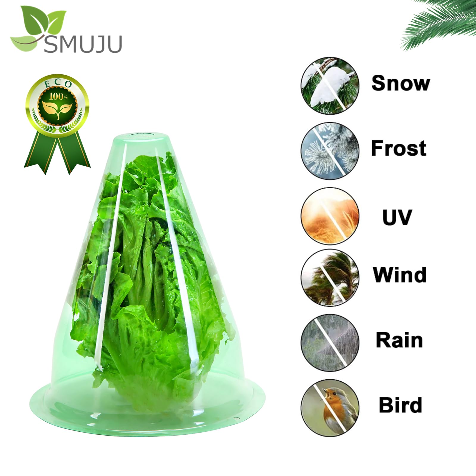 SMUJU microclimate plant cover creating sheltered warmth