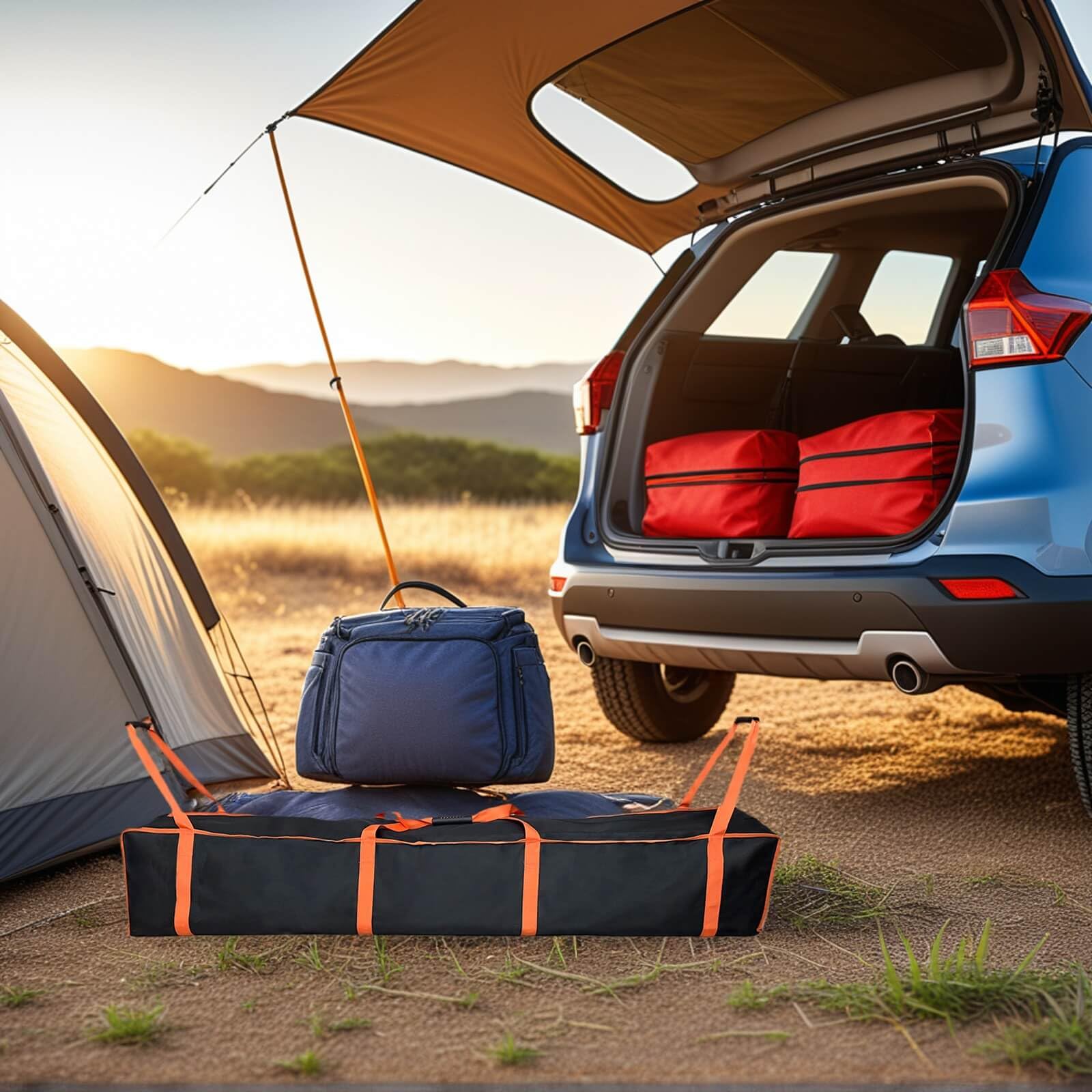 Smyhlf-us large tent storage bag foldable design for compact storage