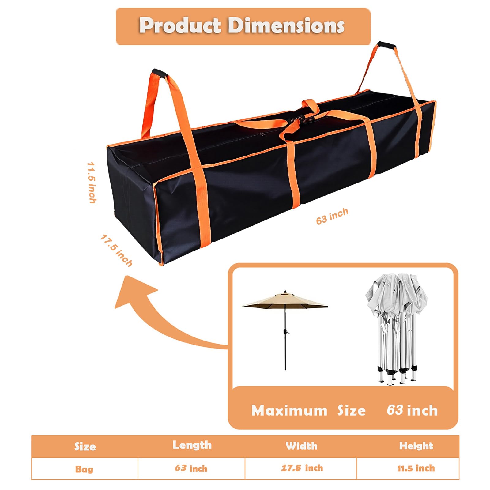 Smyhlf-us large tent storage bag four handles for comfortable two person carry
