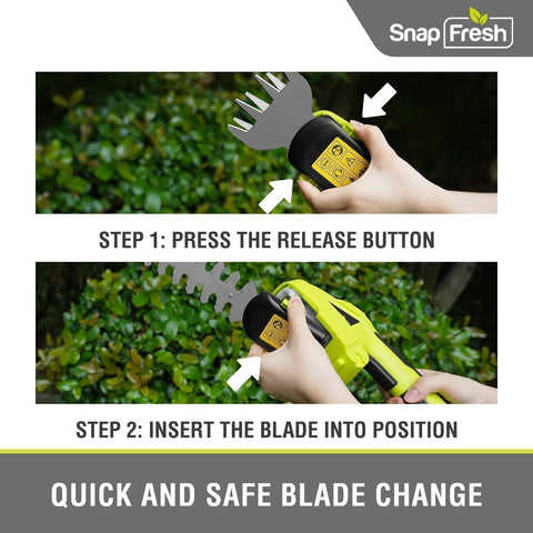 SnapFresh battery indicator shows charge level for planning.