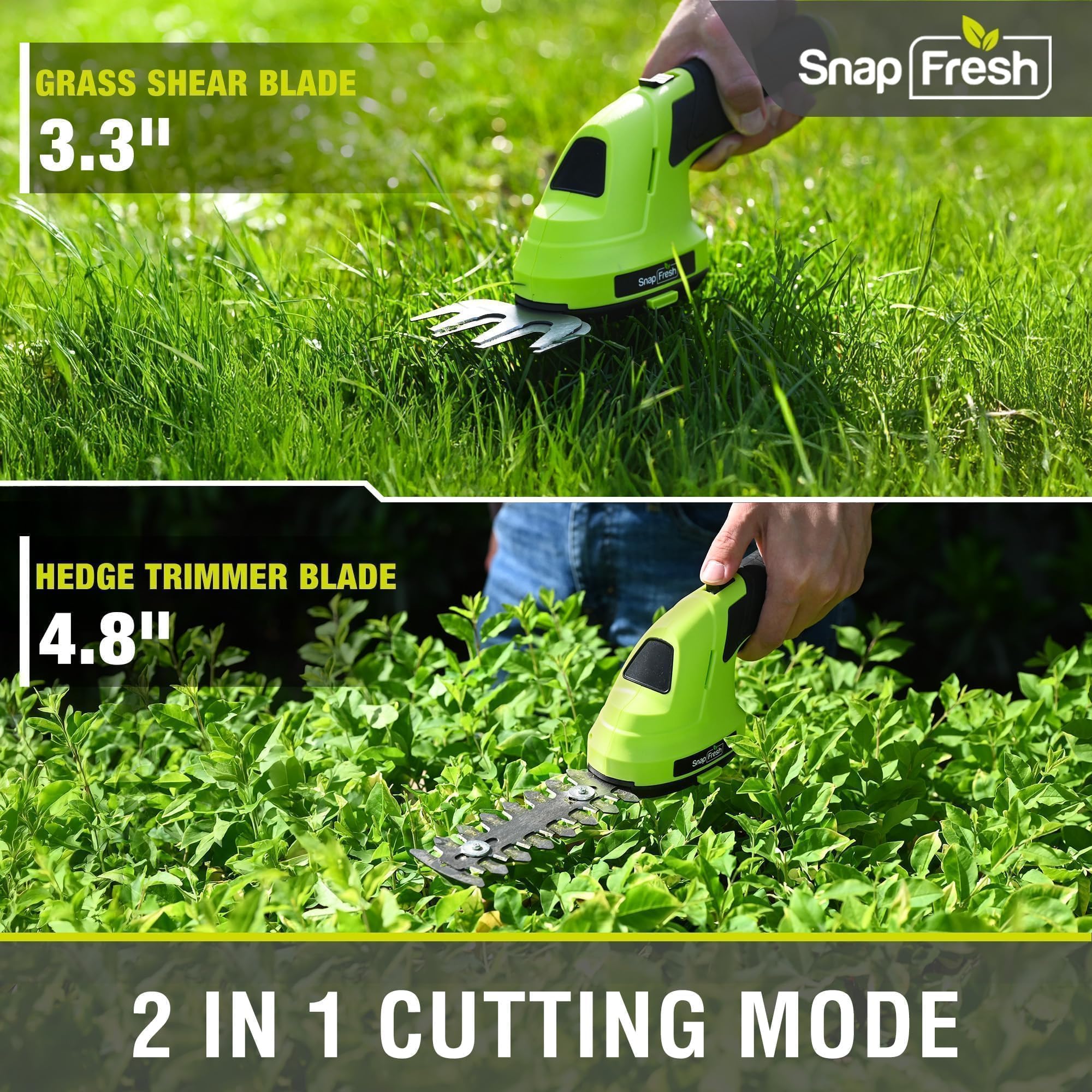 SnapFresh grass shear blade wide for border edging use