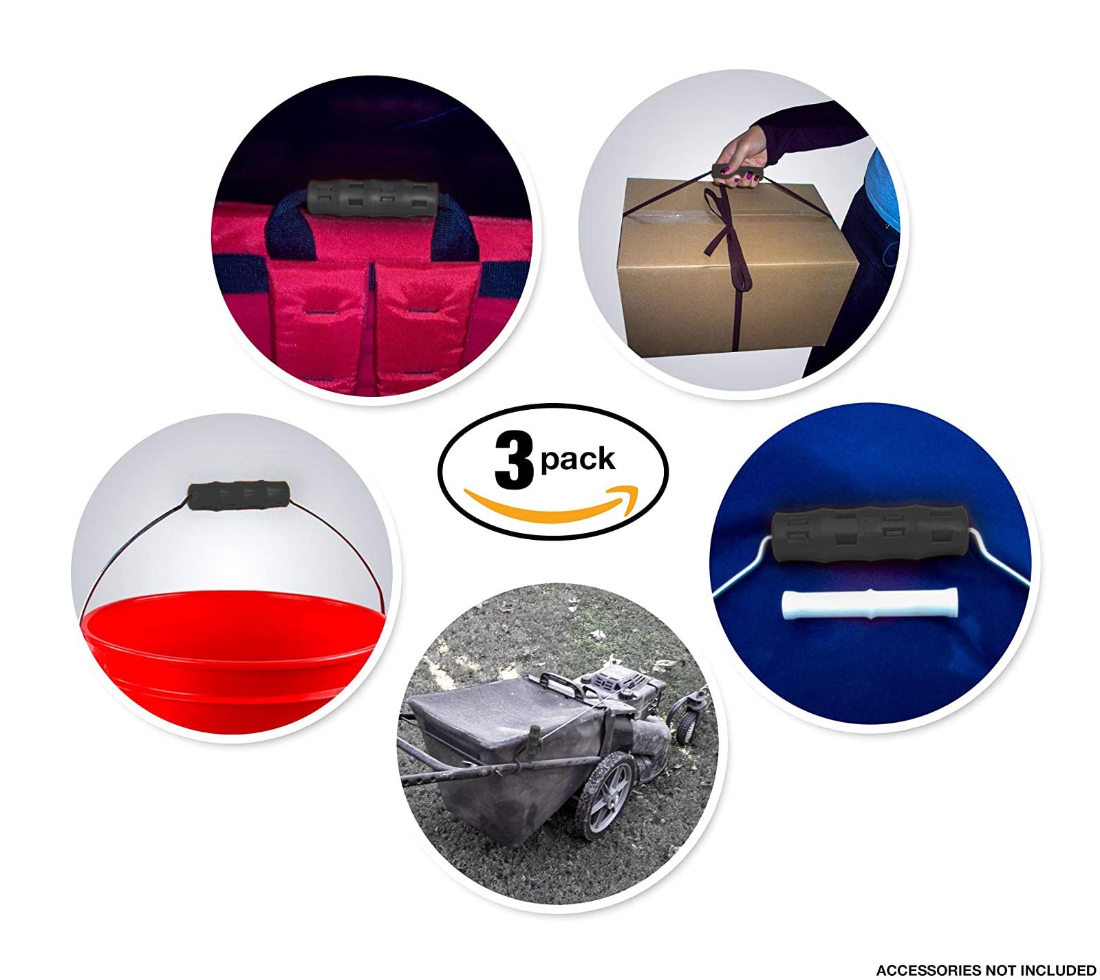 Snappy Grip 3-pack provides durable, affordable handles for buckets or gifts
