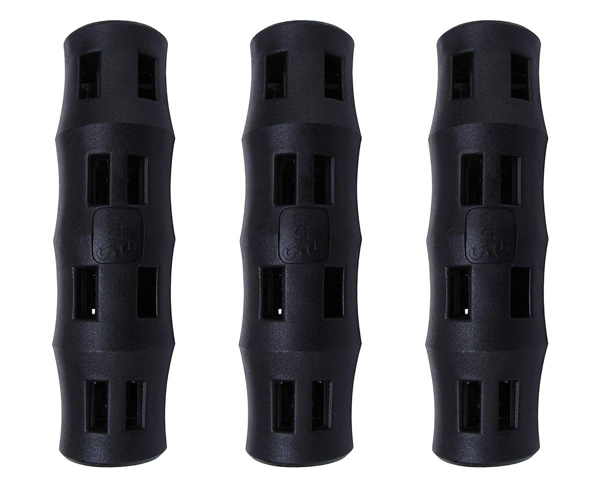 Snappy Grip ergonomic replacement bucket handle fitted to a wire bail for easier carrying