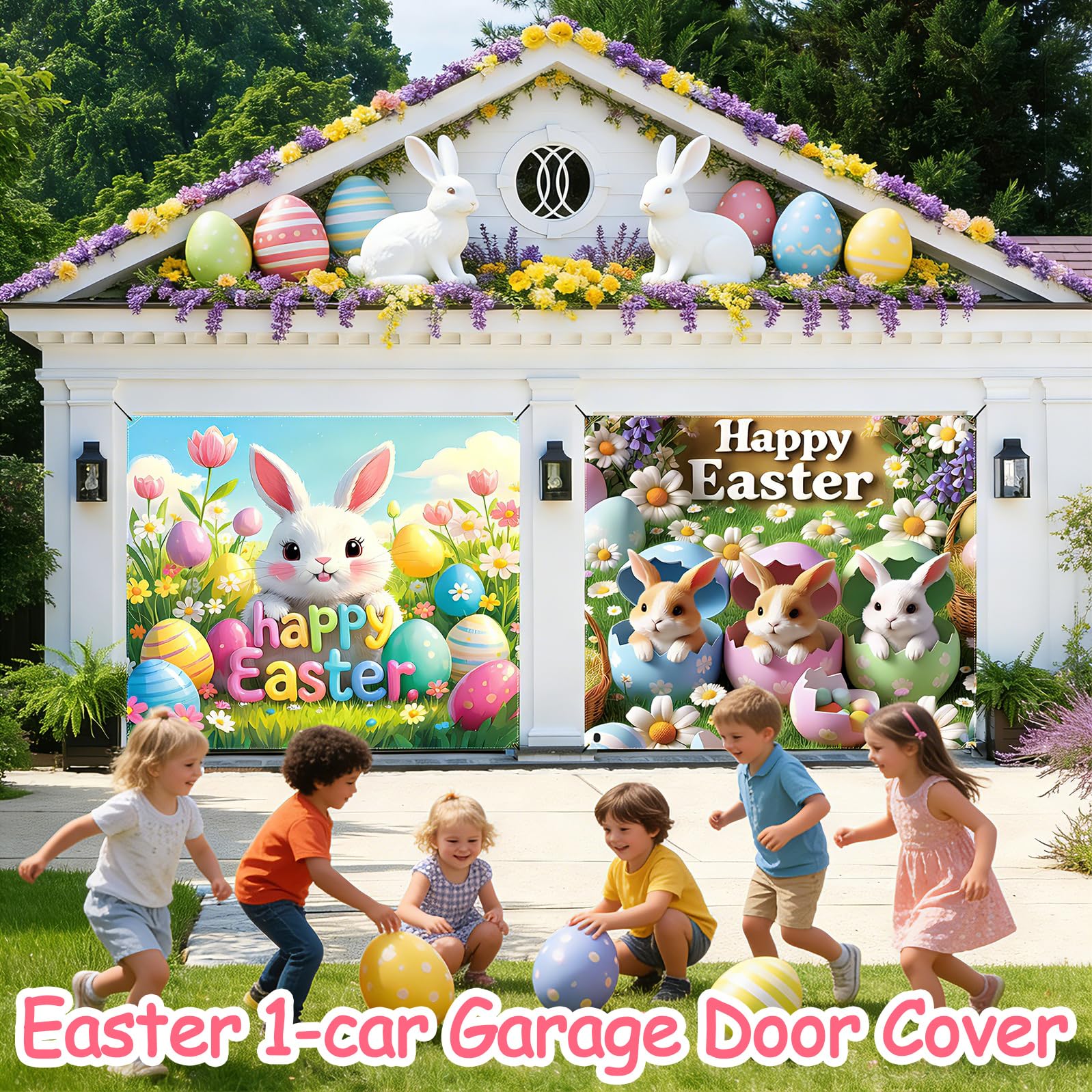 SNILOAW Easter decor brightens entrances with festive vibes for guests