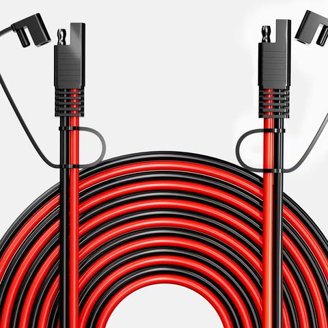SNLLMZI SAE extension cable 12AWG 20ft, rugged build for heavy-duty power delivery.