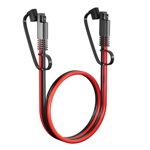 SNLLMZI SAE extension cable with real 12AWG gauge for stable power delivery.