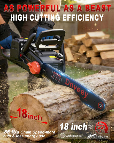 Snoonwee 2100W with 18-inch pro-bar for heavy trunk bucking.