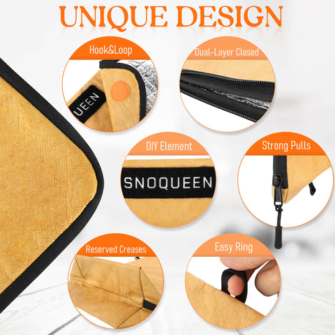 SNOQUEEN BBQ Blanket PRO leakproof interior stays clean