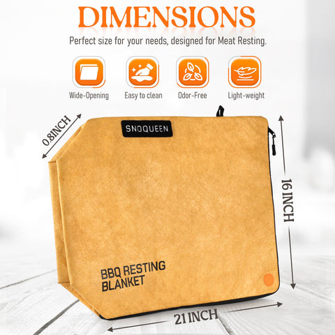 SNOQUEEN BBQ Blanket PRO premium stitching for durability
